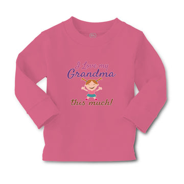 Baby Clothes I Love My Grandma This Much Boy & Girl Clothes Cotton