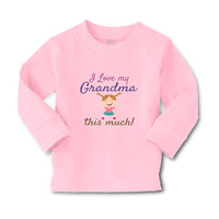 Baby Clothes I Love My Grandma This Much Boy & Girl Clothes Cotton - Cute Rascals