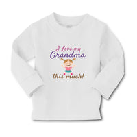 Baby Clothes I Love My Grandma This Much Boy & Girl Clothes Cotton - Cute Rascals