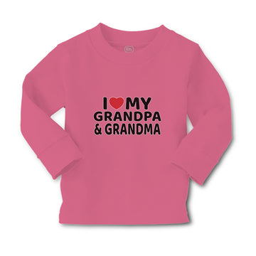 Baby Clothes I Love My Grandpa & Grandma Boy & Girl Clothes Cotton