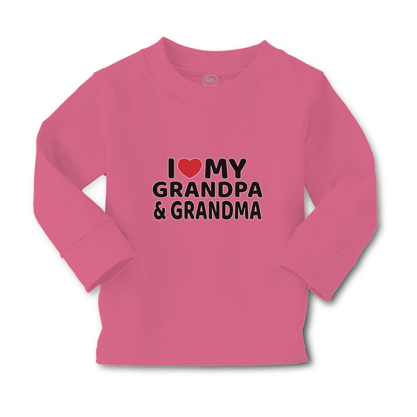 Baby Clothes I Love My Grandpa & Grandma Boy & Girl Clothes Cotton - Cute Rascals