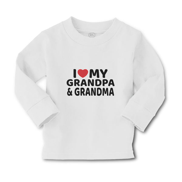 Baby Clothes I Love My Grandpa & Grandma Boy & Girl Clothes Cotton - Cute Rascals