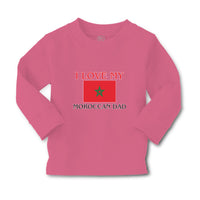 Baby Clothes I Love My Moroccan Dad and An National Flag Boy & Girl Clothes - Cute Rascals