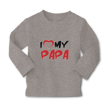 Baby Clothes I Love My Papa Boy & Girl Clothes Cotton