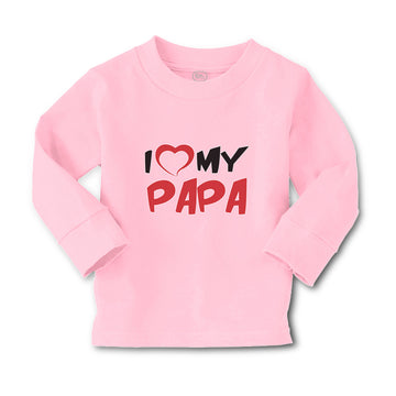 Baby Clothes I Love My Papa Boy & Girl Clothes Cotton
