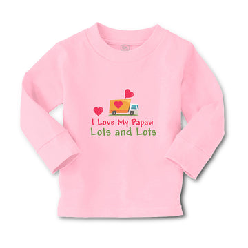 Baby Clothes I Love My Papaw Lots and Lots Boy & Girl Clothes Cotton