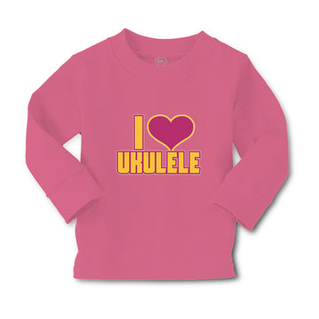 Baby Clothes I Love Ukulele Boy & Girl Clothes Cotton
