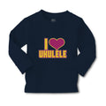 Baby Clothes I Love Ukulele Boy & Girl Clothes Cotton