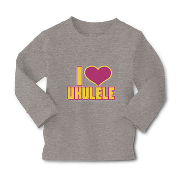 Baby Clothes I Love Ukulele Boy & Girl Clothes Cotton