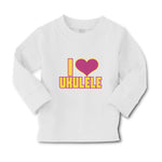 Baby Clothes I Love Ukulele Boy & Girl Clothes Cotton - Cute Rascals