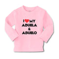 Baby Clothes I Love My Abuela & Abuelo Boy & Girl Clothes Cotton