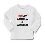 Baby Clothes I Love My Abuela & Abuelo Boy & Girl Clothes Cotton - Cute Rascals