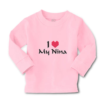Baby Clothes I Love My Nina Boy & Girl Clothes Cotton
