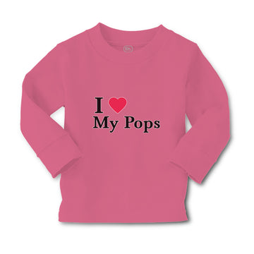 Baby Clothes I Love My Pops Boy & Girl Clothes Cotton
