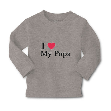 Baby Clothes I Love My Pops Boy & Girl Clothes Cotton