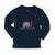 Baby Clothes Loved by Grammy An Elephant Blowing Heart Symbol Boy & Girl Clothes - Cute Rascals