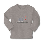 Baby Clothes Loved by Grammy An Elephant Blowing Heart Symbol Boy & Girl Clothes - Cute Rascals