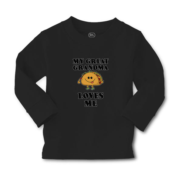 Baby Clothes My Great Grandma Loves Me and Traditional Mexican Fast Food Cotton - Cute Rascals