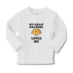 Baby Clothes My Great Grandma Loves Me and Traditional Mexican Fast Food Cotton - Cute Rascals