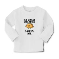 Baby Clothes My Great Grandma Loves Me and Traditional Mexican Fast Food Cotton - Cute Rascals