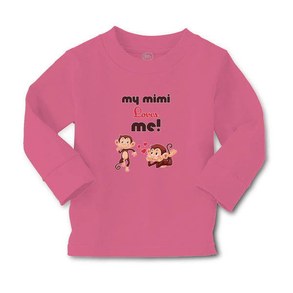 Baby Clothes My Mimi Loves Me! Monkey's Love for Her Child with Hearts Cotton - Cute Rascals