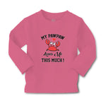 Baby Clothes My Pawpaw Loves Me This Much! An Sealife Crab with Big Eyes Cotton - Cute Rascals