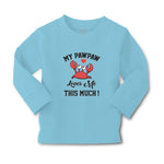 Baby Clothes My Pawpaw Loves Me This Much! An Sealife Crab with Big Eyes Cotton - Cute Rascals