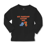 Baby Clothes My Pawpaw Loves Me! Tyrannosaurus Rex and Triceratops Dinosaur - Cute Rascals
