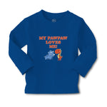 Baby Clothes My Pawpaw Loves Me! Tyrannosaurus Rex and Triceratops Dinosaur - Cute Rascals