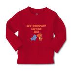 Baby Clothes My Pawpaw Loves Me! Tyrannosaurus Rex and Triceratops Dinosaur - Cute Rascals