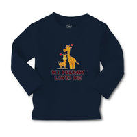 Baby Clothes My Peepaw Loves Me An Giraffe Loves Boy & Girl Clothes Cotton - Cute Rascals