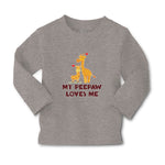 Baby Clothes My Peepaw Loves Me An Giraffe Loves Boy & Girl Clothes Cotton - Cute Rascals