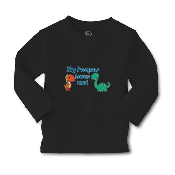 Baby Clothes My Peepaw Loves Me Brontosaurus and Stegosaurus Boy & Girl Clothes - Cute Rascals