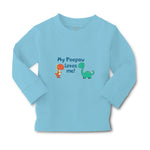 Baby Clothes My Peepaw Loves Me Brontosaurus and Stegosaurus Boy & Girl Clothes - Cute Rascals