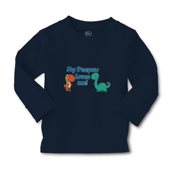 Baby Clothes My Peepaw Loves Me Brontosaurus and Stegosaurus Boy & Girl Clothes - Cute Rascals