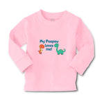 Baby Clothes My Peepaw Loves Me Brontosaurus and Stegosaurus Boy & Girl Clothes - Cute Rascals
