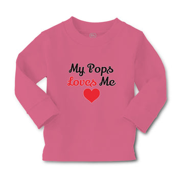 Baby Clothes My Pops Loves Me Boy & Girl Clothes Cotton