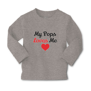 Baby Clothes My Pops Loves Me Boy & Girl Clothes Cotton