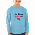 Baby Clothes My Pops Loves Me Boy & Girl Clothes Cotton