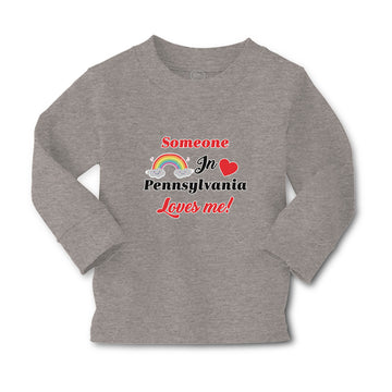 Baby Clothes Someone in Pennsylvania Loves Me! Boy & Girl Clothes Cotton