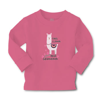 Baby Clothes This Llama Loves Her Grandma Domestic Animal Boy & Girl Clothes