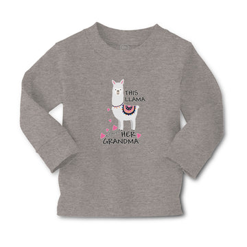 Baby Clothes This Llama Loves Her Grandma Domestic Animal Boy & Girl Clothes