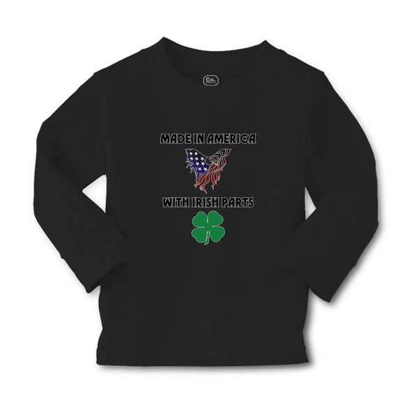 Baby Clothes Made America Irish Parts American Flag Usa Shamrock Leaf Cotton - Cute Rascals