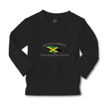 Baby Clothes Made in America with Jamaican Parts An National Flag of Usa Cotton