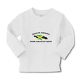Baby Clothes Made in America with Jamaican Parts An National Flag of Usa Cotton