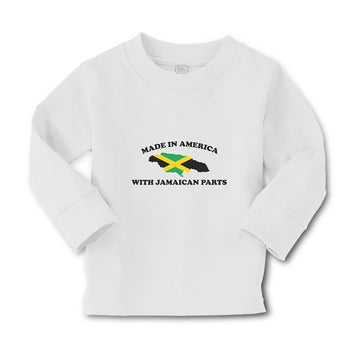 Baby Clothes Made in America with Jamaican Parts An National Flag of Usa Cotton