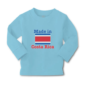 Baby Clothes Made in Costa Rica An National Flag Usa Boy & Girl Clothes Cotton