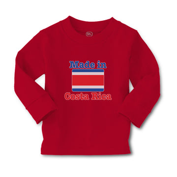 Baby Clothes Made in Costa Rica An National Flag Usa Boy & Girl Clothes Cotton