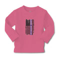 Baby Clothes Proud Daughter An American Police Flag Boy & Girl Clothes Cotton