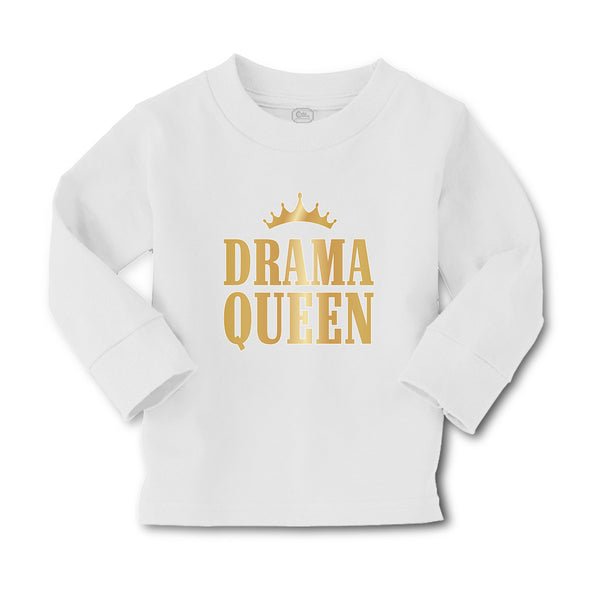 Baby Clothes Drama Queen with Golden Crown Boy & Girl Clothes Cotton - Cute Rascals